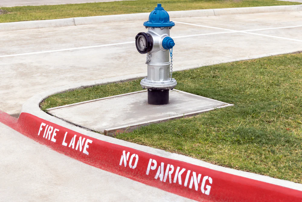 Fire lane striping services