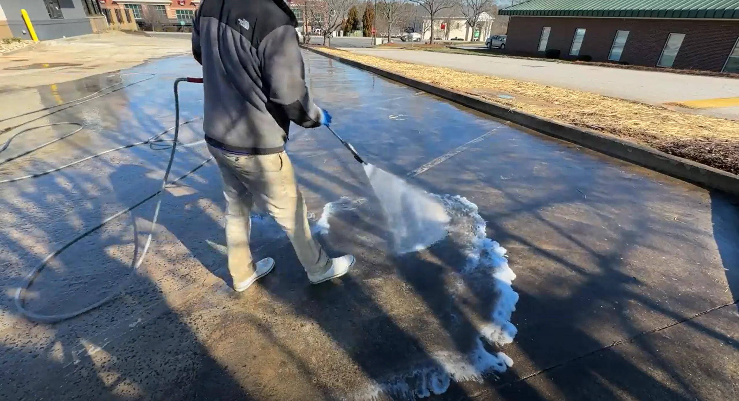 Pressure washing services